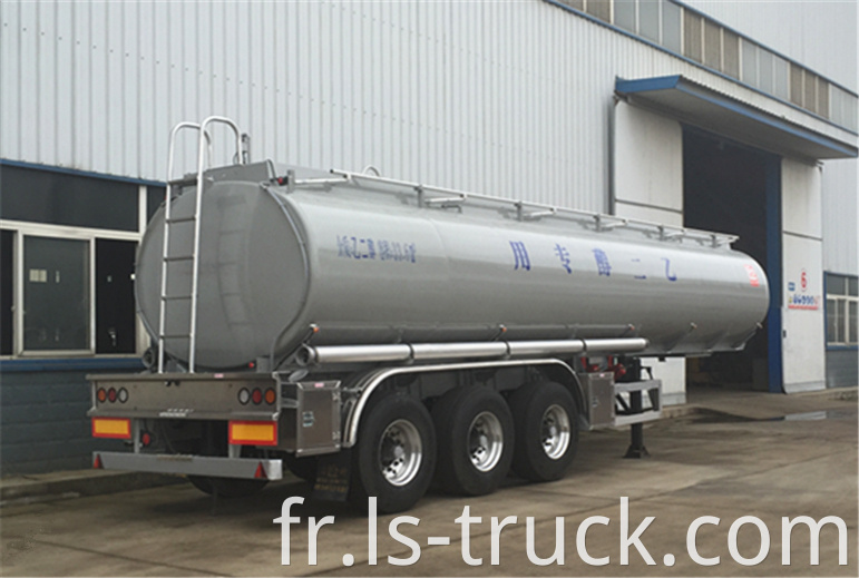 corrosive liquid tank semi trailer